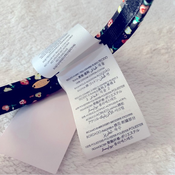 NWT Authentic Gucci Spring Prints Cushion Hair Band - Picture 5 of 6
